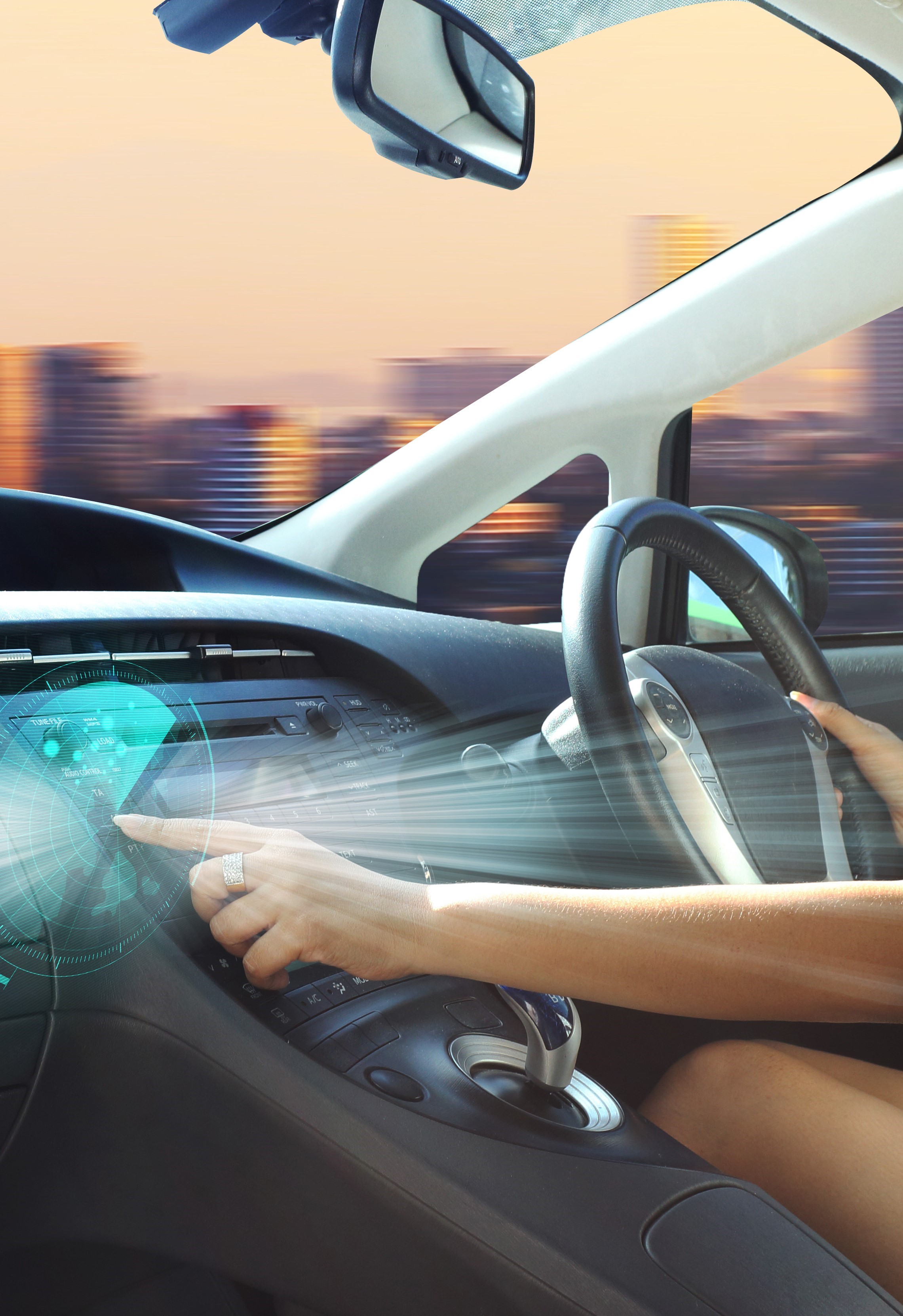 Driver activating dashboard controls in automated vehicle