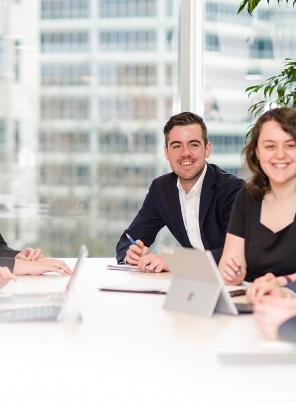 NTC staff in a meeting