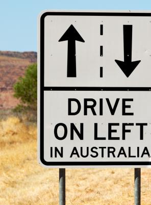 Australian road sign